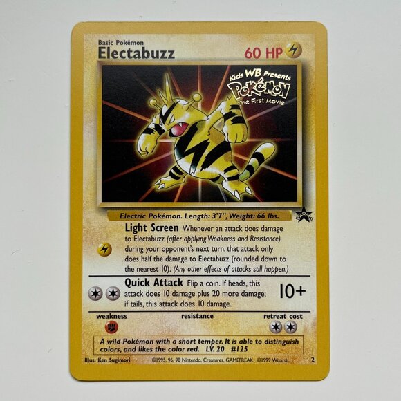 Electrabuzz Promo Pokemon Card - Picture 1 of 7
